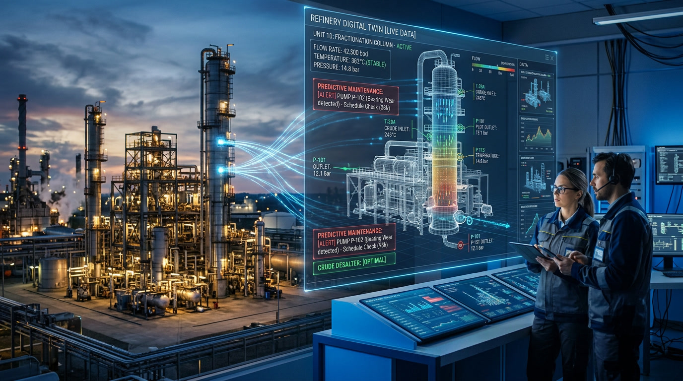 Digital Twin sebagai Teknologi Pemantauan Kilang yang Lebih Akurat dan Efisien